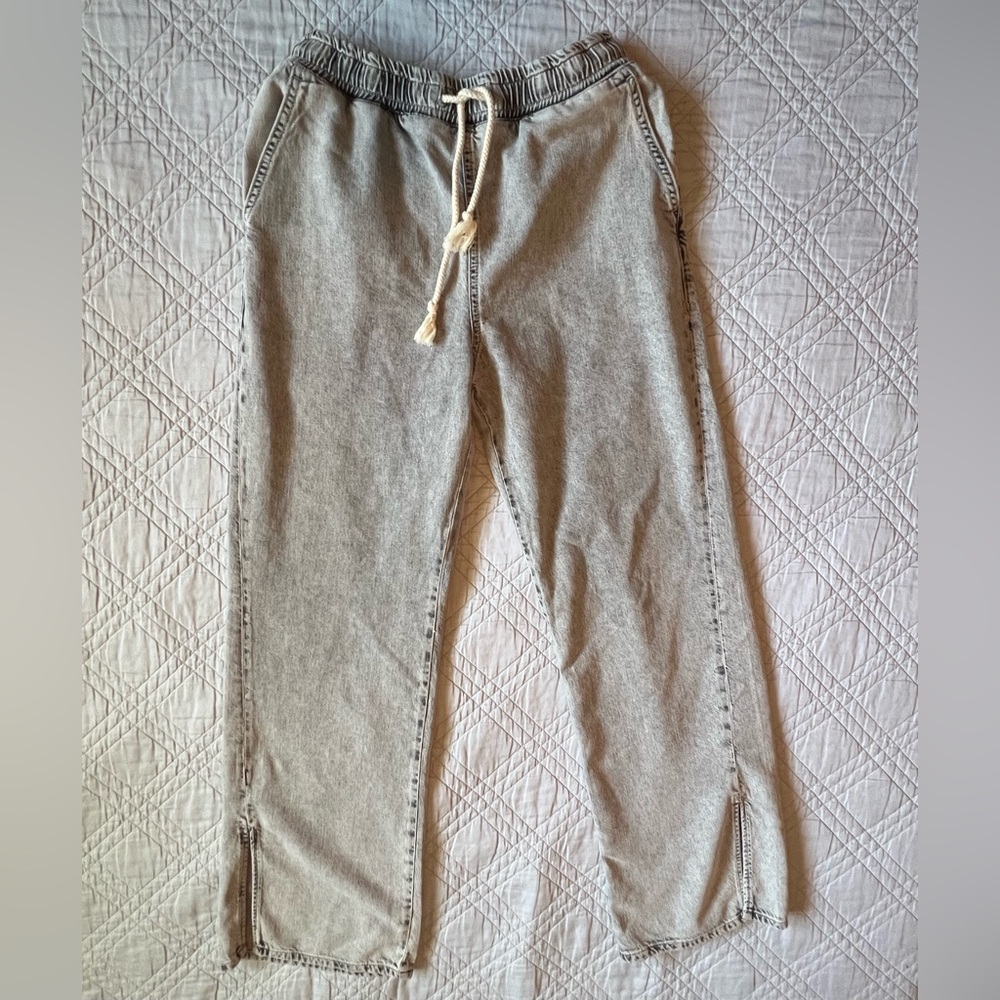 Anthropologie Pilcro The Getaway drawstring waist, Carbon (Faded Gray), Small - Picture 5 of 14